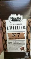 Mängden socker i Les Recettes de l'Atelier - Chocolat noir de dégustation aux éclats de fèves de cacao caramélisés