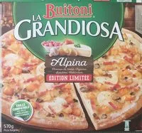 Mängden socker i BUITONI LA GRANDIOSA Pizza Surgelée Alpina Edition Limitée 570g