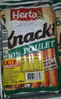 Mängden socker i Knacki 100% Poulet