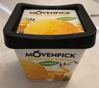 Mängden socker i Passion fruit and mango sorbet