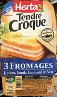 Mängden socker i Tendre Croque 3 Fromages