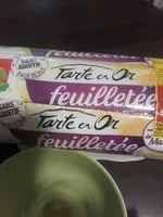 Mängden socker i Pâte feuilletée les 2 pâtes de 230 g