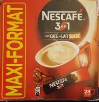 Mängden socker i NESCAFE 3en1, Boisson au café, Boîte de 28 Sticks (18g chacun)