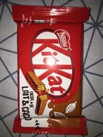 Mängden socker i KITKAT 4 Finger Barre au chocolat au Lait, 41,5g en lot de 20, format promotionnel