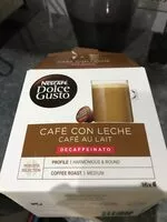 Mängden socker i Dolce Gusto café con leche descafeinado