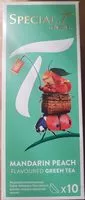 Mängden socker i Boîte De 10 Capsules Thé Spécial T. By Nestlé Mandarin Peach