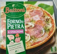 Mängden socker i Stagioni pizza de queso salami champiñones y jamón cocido