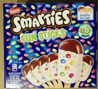 Mängden socker i Smarties Fun Sticks
