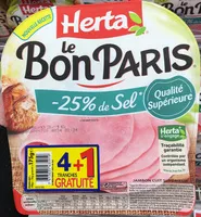 Mängden socker i Le Bon Paris -25% de sel (4+1 gratuite)