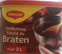 Mängden socker i Sauce - Bratensoße Delikatess