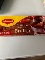 Mängden socker i Sauce Zu Braten
