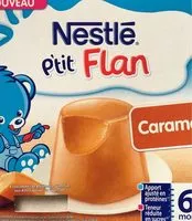 Mängden socker i Desserts bébé 6 + mois, flan caramel