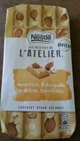Mängden socker i Les recettes de l'atelier - chocolat blond caramel - noisettes