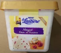 Mängden socker i La Laitière Nougat Éclats de Framboise