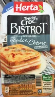 Mängden socker i Tendre Croc' Bistrot à la béchamel Jambon Chèvre à gratiner