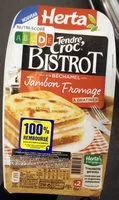 Mängden socker i Tendre Croc' Bistrot à la béchamel Jambon Fromage à gratiner