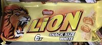 Mängden socker i LION White - Barres chocolatées 6x30g