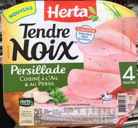 Mängden socker i Tendre Noix - Persillade cuisiné à l'ail & au persil