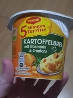 Mängden socker i Kartoffelbrei Mit Rosmarin Und Croutons, 5 Minuten. ..