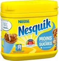 Mängden socker i NESQUIK Moins de Sucres