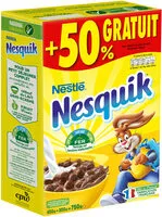 Mängden socker i NESTLE NESQUIK Céréales paquet de 450g + 50%