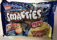 Mängden socker i Smarties Mini Pack