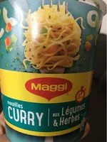 Mängden socker i Nouilles Curry Aux Legumes Et Herbes