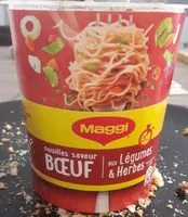 Mängden socker i Nouille saveur boeuf