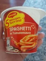 Mängden socker i Spaghetti tomate instantanée