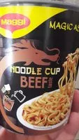 Mängden socker i Magic Asia Noodle Cup Beef Taste