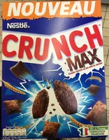 Mängden socker i Crunch max - Céréales fourrées au bon goût de chocolat