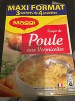 Mängden socker i Soupe aux vermicelles