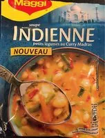 Mängden socker i Soupe Indienne au Curry Doux