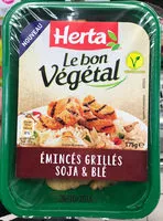 Mängden socker i Le bon Végétal Émincés grillés Soja & Blé