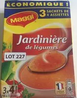 Mängden socker i Jardinière de légumes