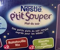 Mängden socker i Nestle P'tit Souper plat du Soir