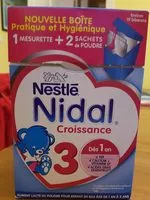 Mängden socker i NESTLE NIDAL 3 Lait de Croissance 1x700g dès 1 an