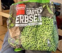 Mängden socker i Gartenerbsen fein