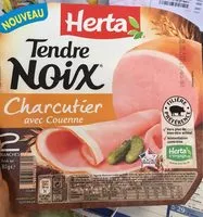 Mängden socker i Tendre Noix charcutier avec couenne