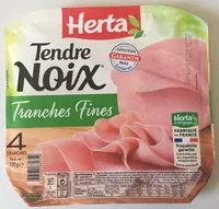 Mängden socker i Tendre Noix Jambon façon Carpaccio la barquette de 4 tranches 120 g