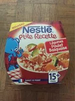 Mängden socker i NESTLE P'TITE RECETTE LégumesPoulet Basquaise - 2 x 200g - Dès 15 mois