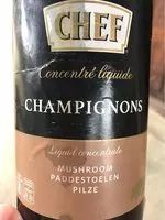 Mängden socker i Concentré liquide champignons