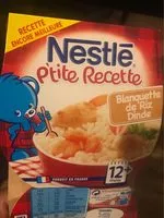 Mängden socker i Plat bébé 12 + mois blanquette riz dinde