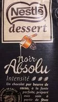 Mängden socker i NESTLE DESSERT Chocolat Noir Absolu