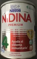 Mängden socker i Nidina premium 4