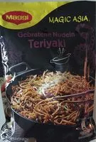 Mängden socker i Magic Asia: Gebratene Nudeln Teriyaki