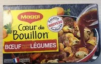 Mängden socker i MAGGI Cœur de Bouillon Bœuf mijoté aux petits légumes 6x22g = 132g