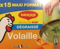 Mängden socker i Bouillon volaille dégraissé