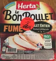 Mängden socker i Jambon Le Bon Poulet fumé