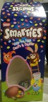Mängden socker i Smaties oeufs à cacher